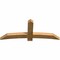 Ekena Millwork Bellingham Rough Sawn Timber Gable Bracket, Western Red Cedar, 72"W x 30"H x 4"D x 6"F, 10/12 Pitch GBW072X30X0406BEL00RWR - alternate 4